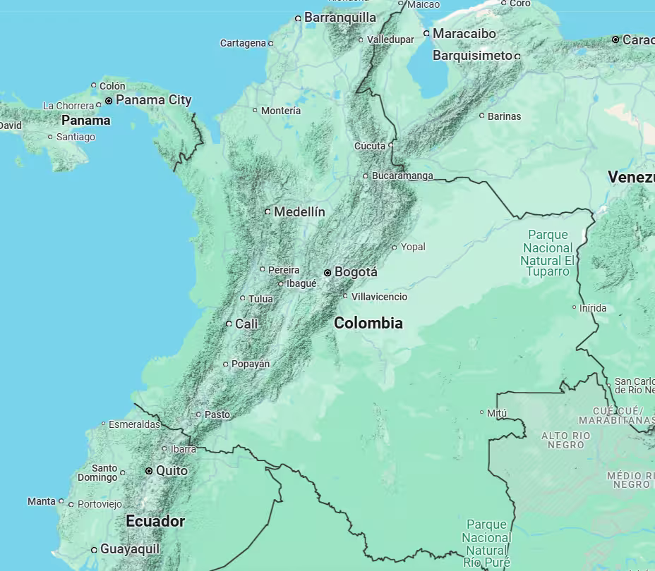 Colombia map