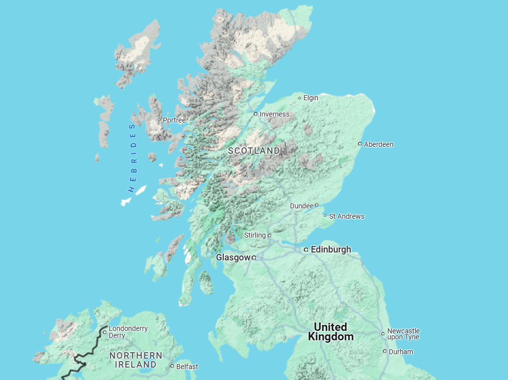 scotland map